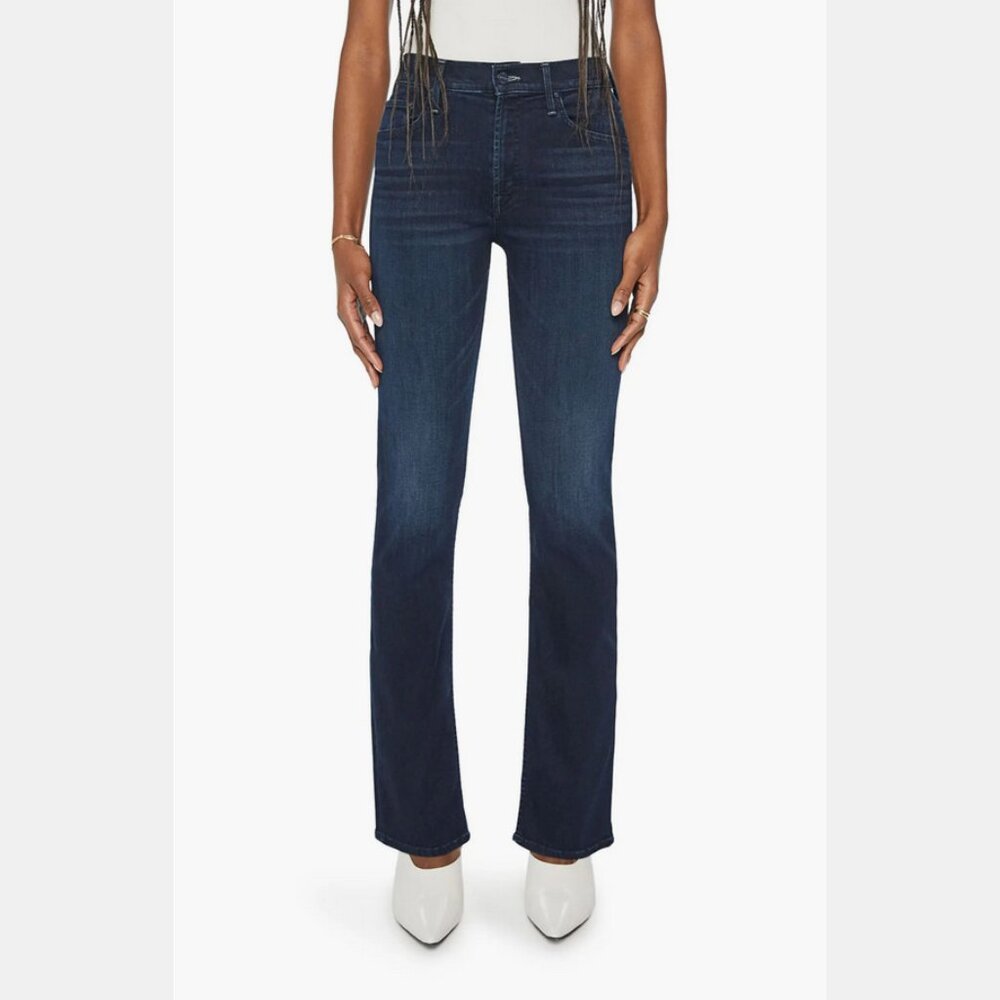 NEW MOTHER Sizes 30, 32 The Rider Mid Rise Straight Leg Jeans - Wish on a Star